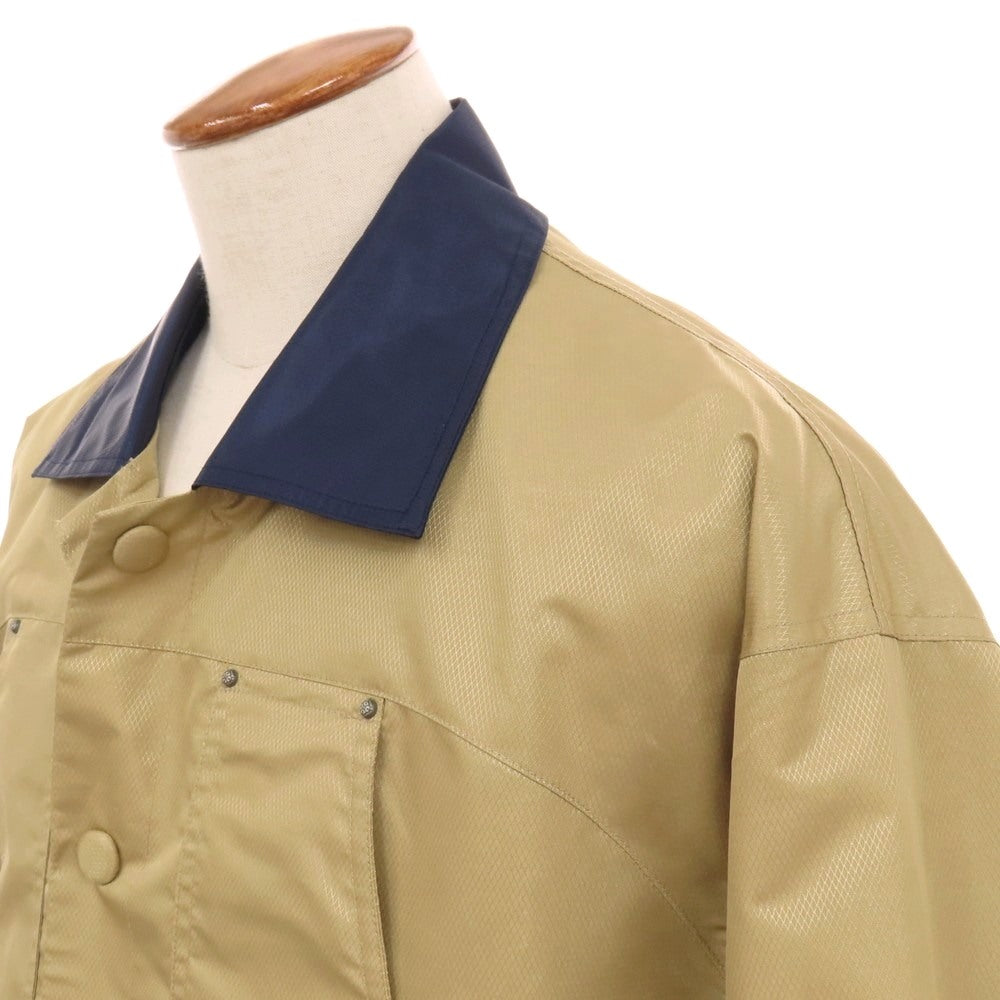 【中古】グラシアボーイ GLACIERBOY ポリエステル デタッチャブル 2WAY コート ベージュ【サイズ2】【 状態ランクB 】【 メンズ 】