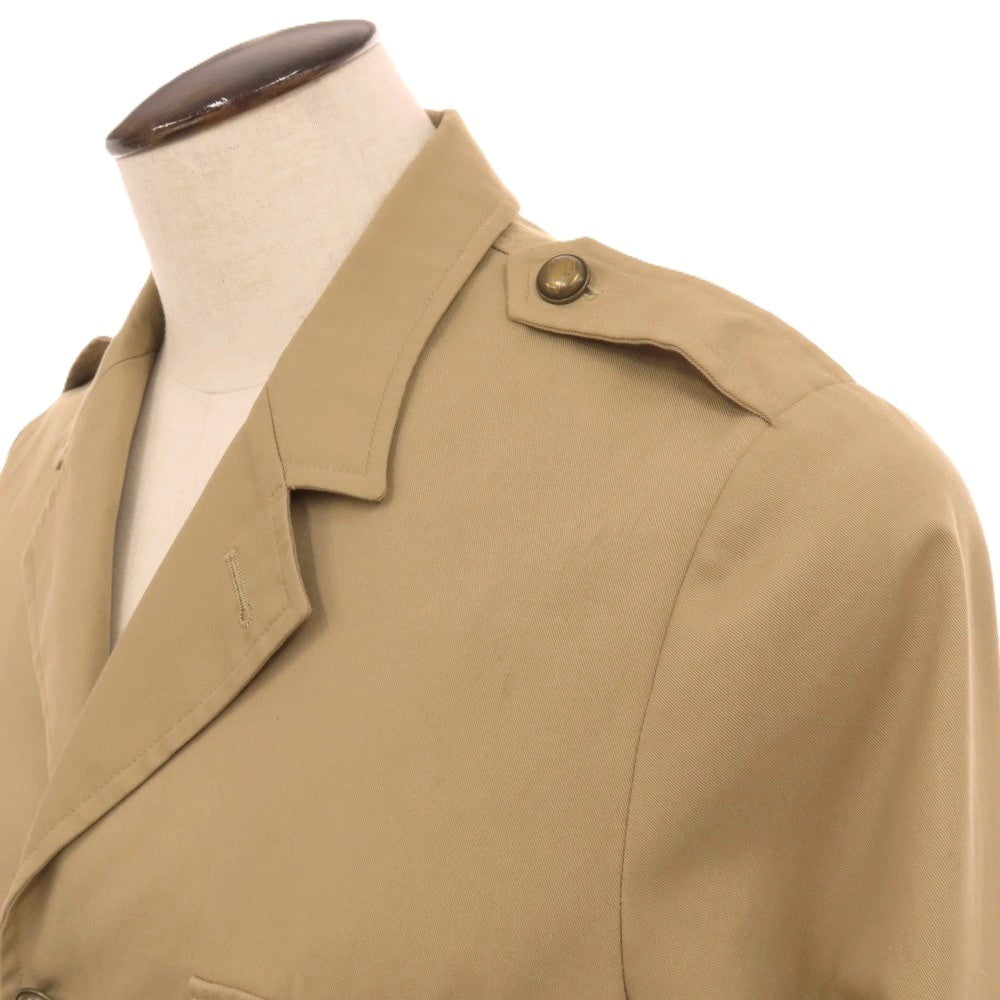 【中古】サンローランパリ SAINT LAURENT PARIS ポリエステルコットン サファリジャケット ベージュ【サイズ50】【 状態ランクB 】【 メンズ 】