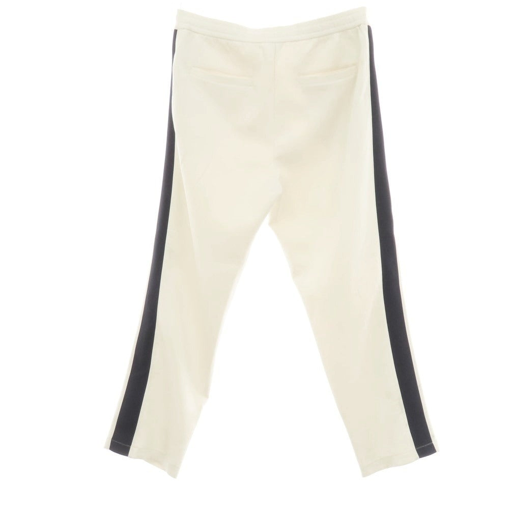 【中古】アルマーニ エクスチェンジ A/X ARMANI EXCHANGE コットンポリエステル ジャージー スウェットパンツ オフホワイトxネイビー【サイズL】【 状態ランクC 】【 メンズ 】