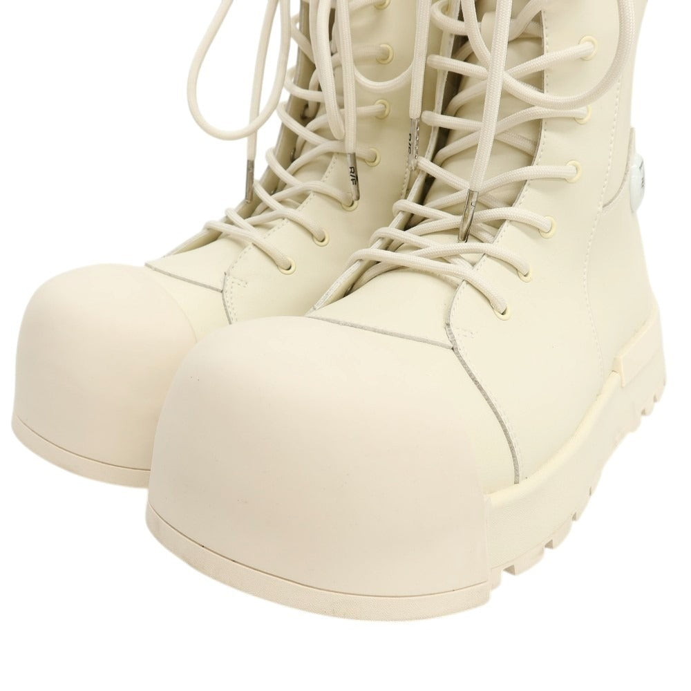 【中古】フリーワールドオーダー F.V.V.O FREE WORLD ORDER × ROCKSTA 合成皮革 ブーツ アイボリー【サイズ27】【 状態ランクB 】【 メンズ 】