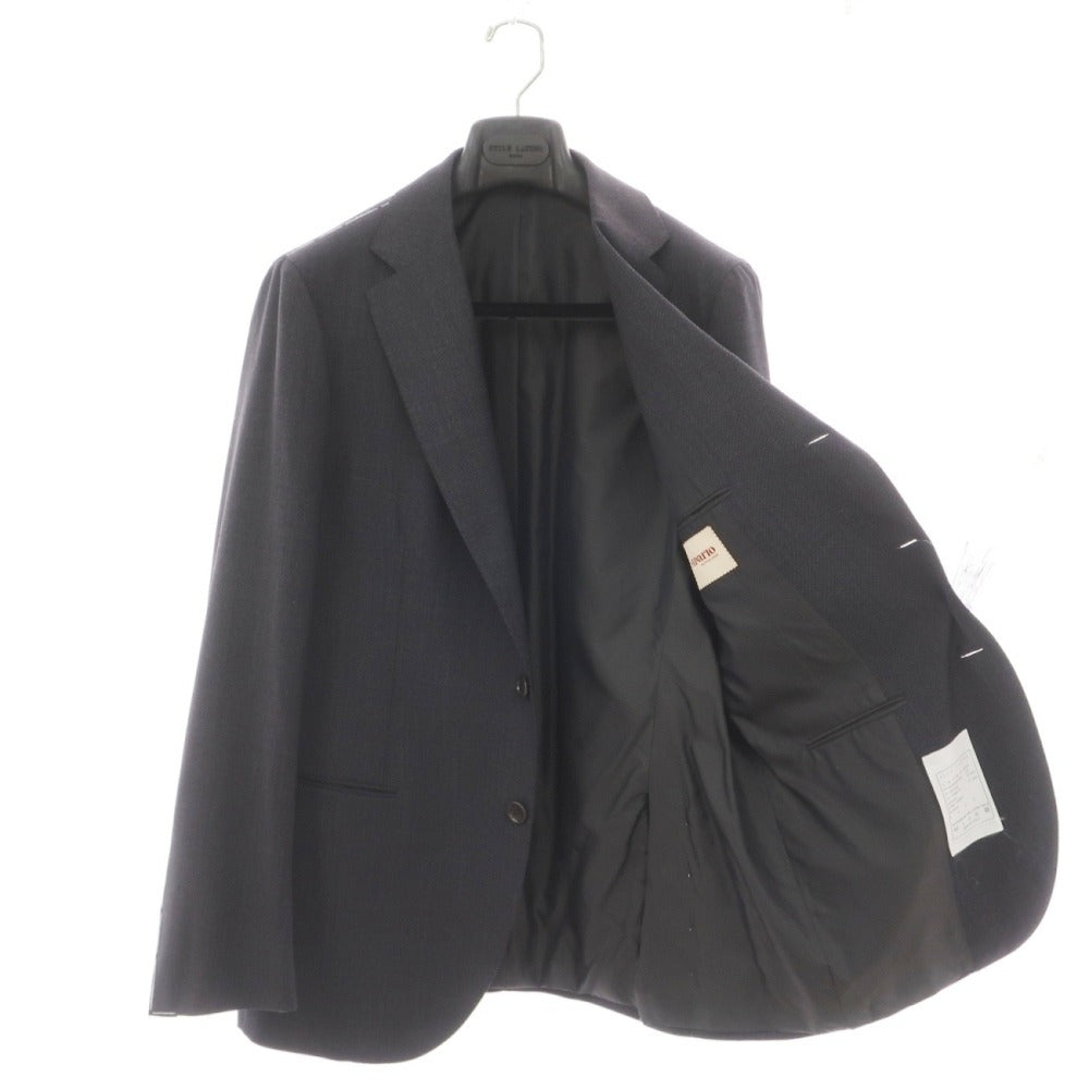 【新品】シパーリオ バイ スティレラティーノ SIPARIO by STILE LATINO ウール バーズアイ 3つボタンスーツ ダークグレー【サイズ50 Drop8R】【 状態ランクN 】【 メンズ 】