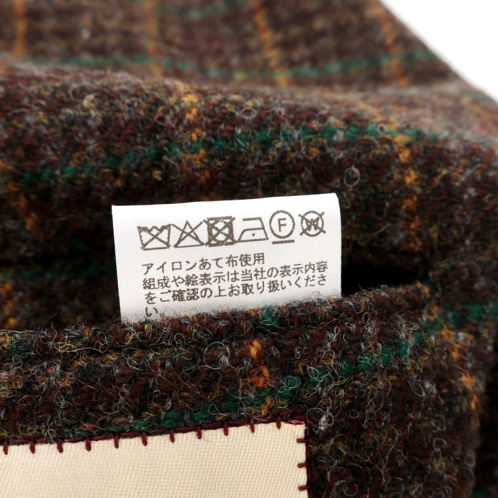 【新品】シパーリオ バイ スティレラティーノ SIPARIO by STILE LATINO ウールツイード チェック 3B テーラードジャケット ブラウンxグリーン【サイズ50 Drop8R】【 状態ランクN 】【 メンズ 】