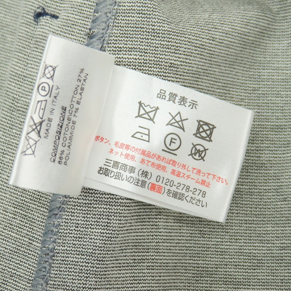 【中古】ティージャケット T-JACKET コットンナイロン ジャージー 2B カジュアルジャケット ネイビー【サイズL】【 状態ランクC 】【 メンズ 】