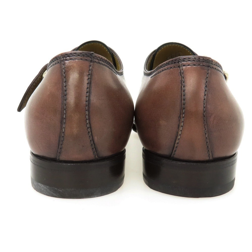 【中古】ステファノ ビ STEFANOBI ISETAN別注 カーフ ドレスシューズ ブラウンxネイビー【サイズ7 1/2】【 状態ランクB 】【 メンズ 】