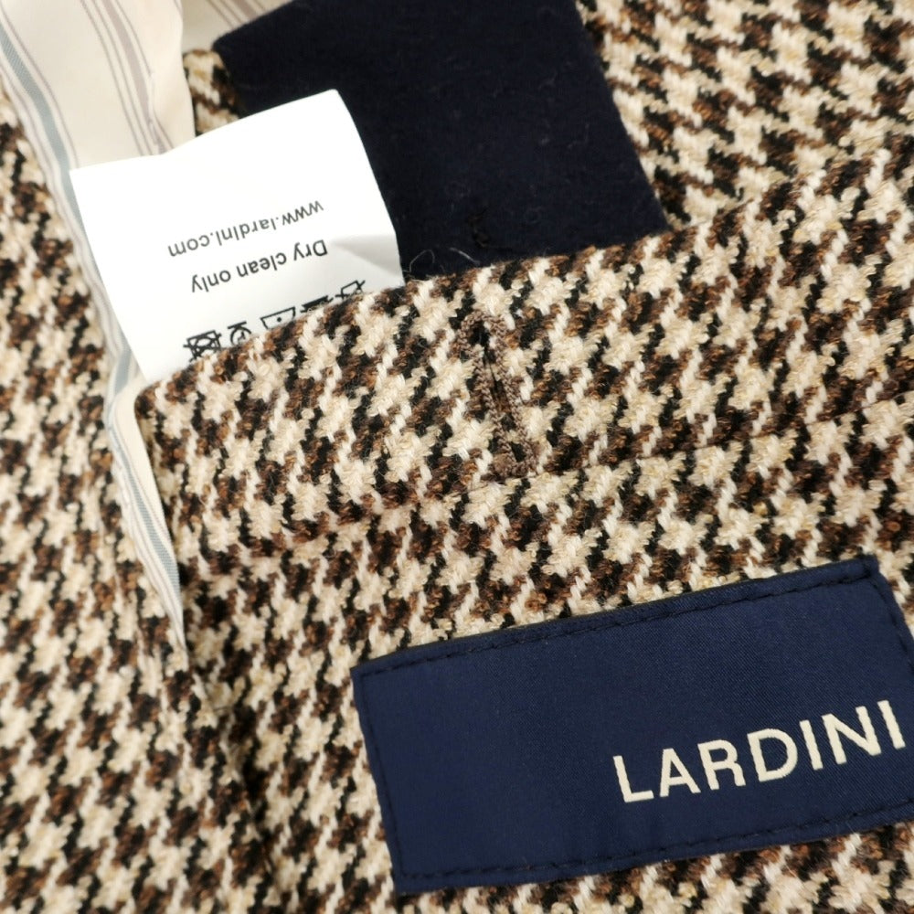 【中古】ラルディーニ LARDINI チェスターフィールドコート ブラウンxベージュ【サイズ44 7REG】【 状態ランクB 】【 メンズ 】