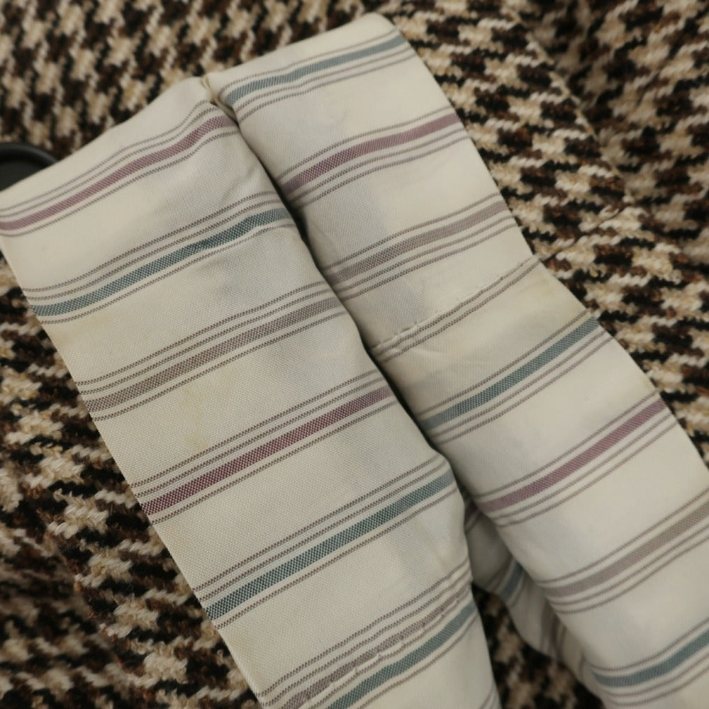 【中古】ラルディーニ LARDINI チェスターフィールドコート ブラウンxベージュ【サイズ44 7REG】【 状態ランクB 】【 メンズ 】
