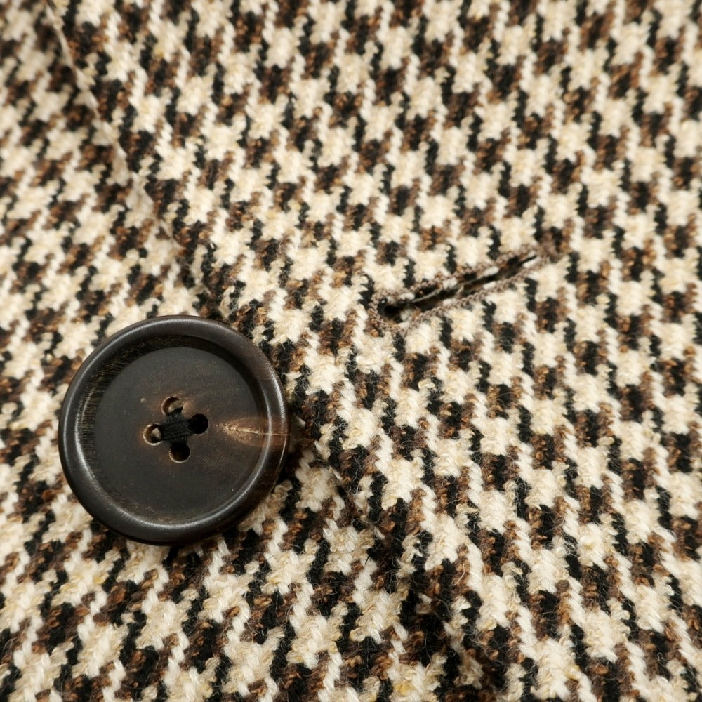 【中古】ラルディーニ LARDINI チェスターフィールドコート ブラウンxベージュ【サイズ44 7REG】【 状態ランクB 】【 メンズ 】