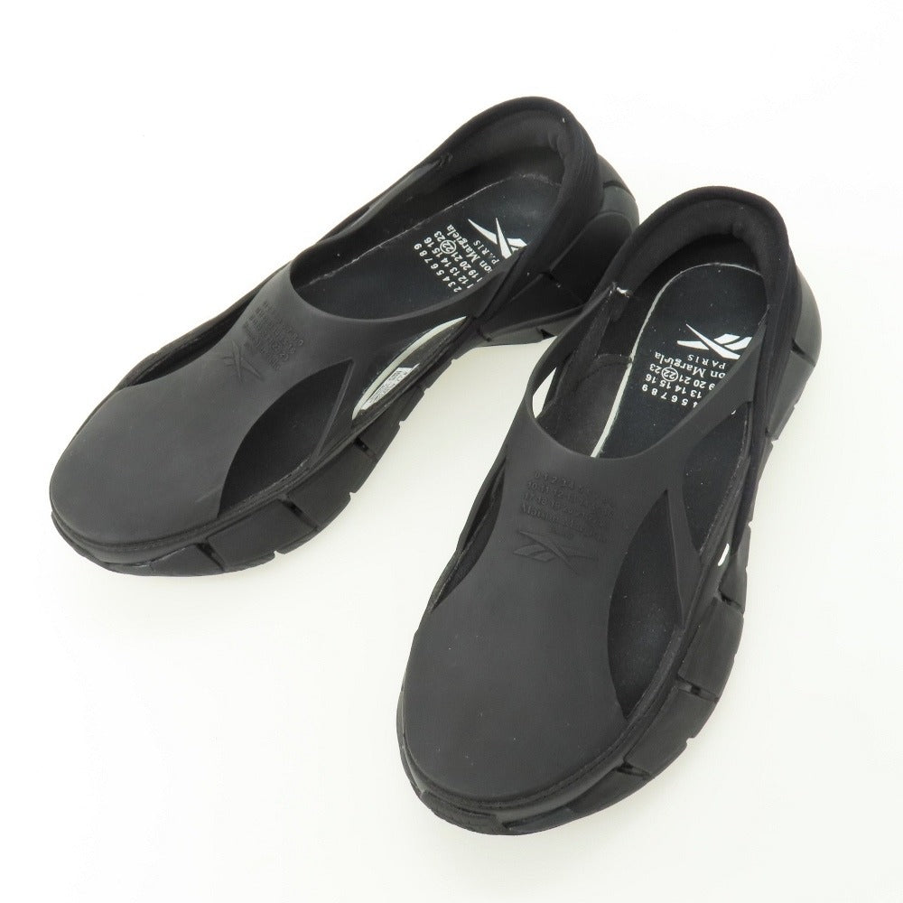 【中古】メゾン マルジェラ Maison Margiela × REEBOK ラバー スニーカー ブラック【サイズ26】【 状態ランクB 】【 メンズ 】