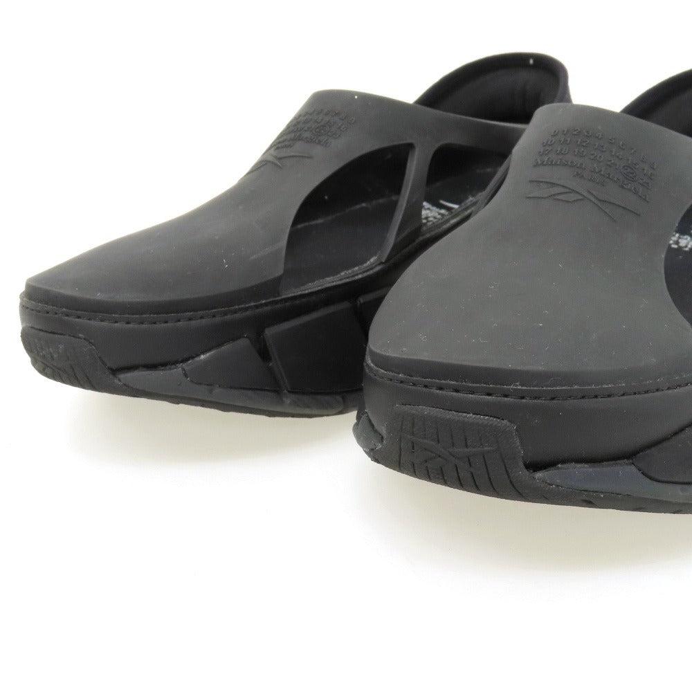 【中古】メゾン マルジェラ Maison Margiela × REEBOK ラバー スニーカー ブラック【サイズ26】【 状態ランクB 】【 メンズ 】