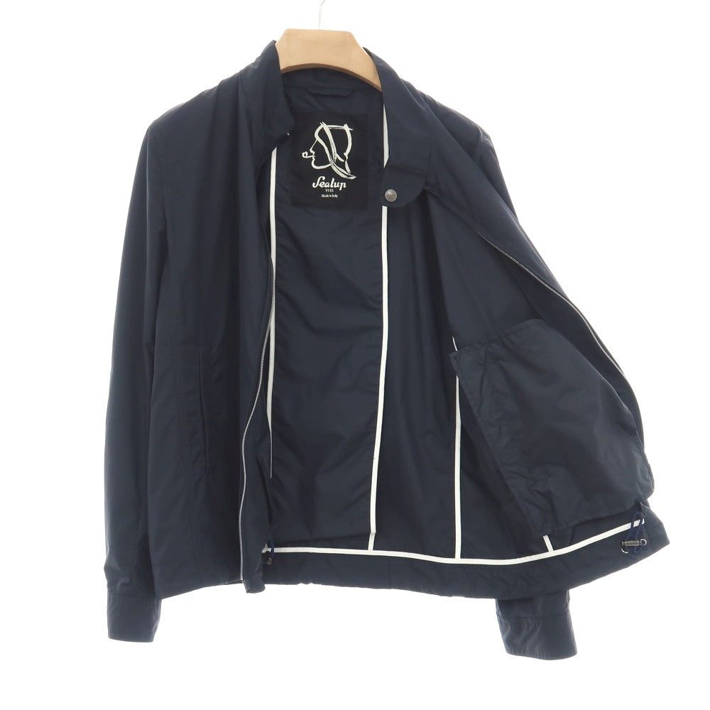【中古】シーラップ Sealup ポリエステル スタンドカラー ダブルジップ スイングトップ ブラック【サイズ50】【 状態ランクB 】【 メンズ 】