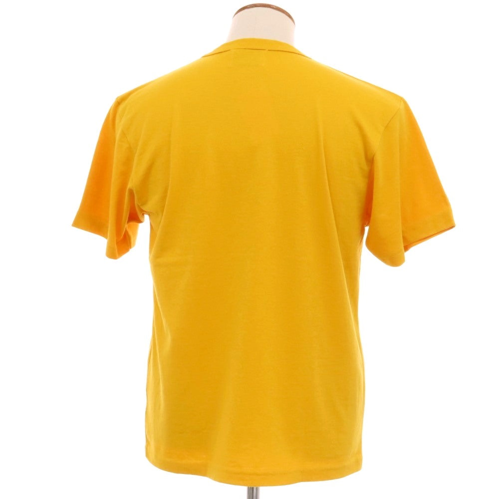 【新品】アップサイクル Upcycle ポリエステルコットン クルーネック 半袖Tシャツ マスタードイエロー【サイズM】【 状態ランクN 】【 メンズ 】