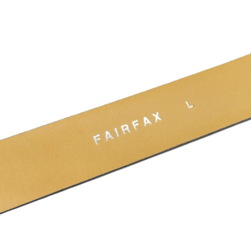 【新品アウトレット】フェアファクス FAIRFAX スエード レザー ベルト ネイビーブルーxシルバー【サイズL】【 状態ランクN- 】【 メンズ 】