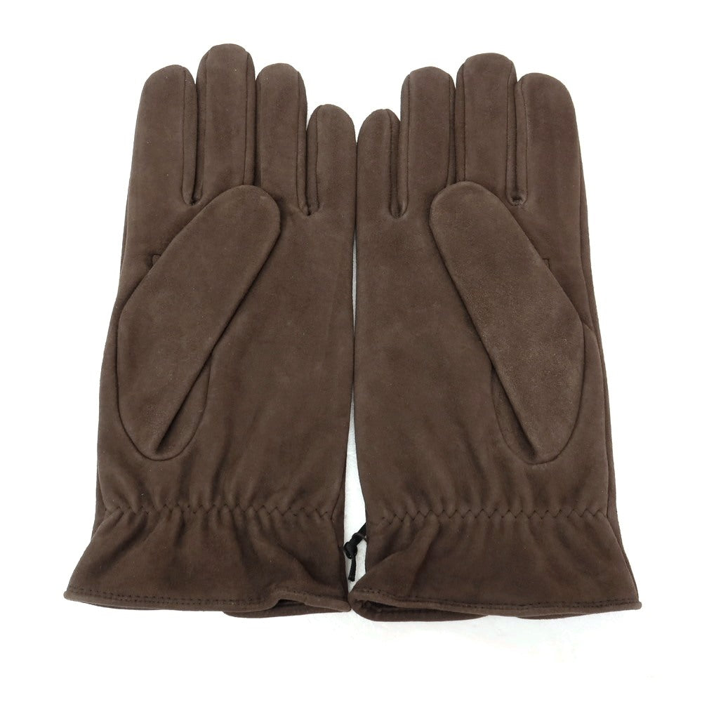 【新品】サウスコム SOUTHCOMBE スエード レザー ブラッシュドシンセティックフリースライニング 手袋 グローブ ダークブラウン【サイズ9】【 状態ランクN 】【 メンズ 】