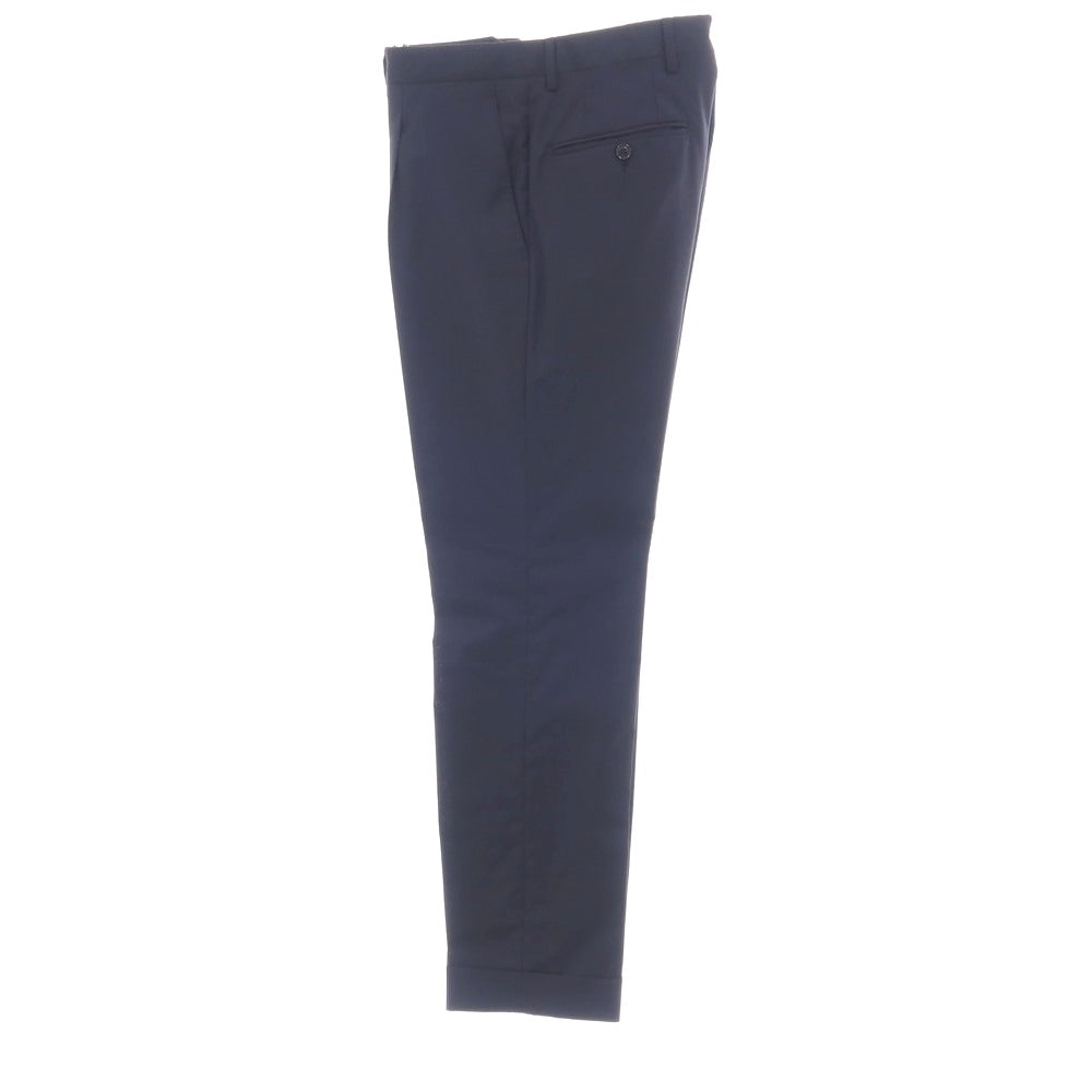 【中古】ラルディーニ LARDINI ウール 3つボタンスーツ ネイビー【サイズ46 REG】【 状態ランクC 】【 メンズ 】