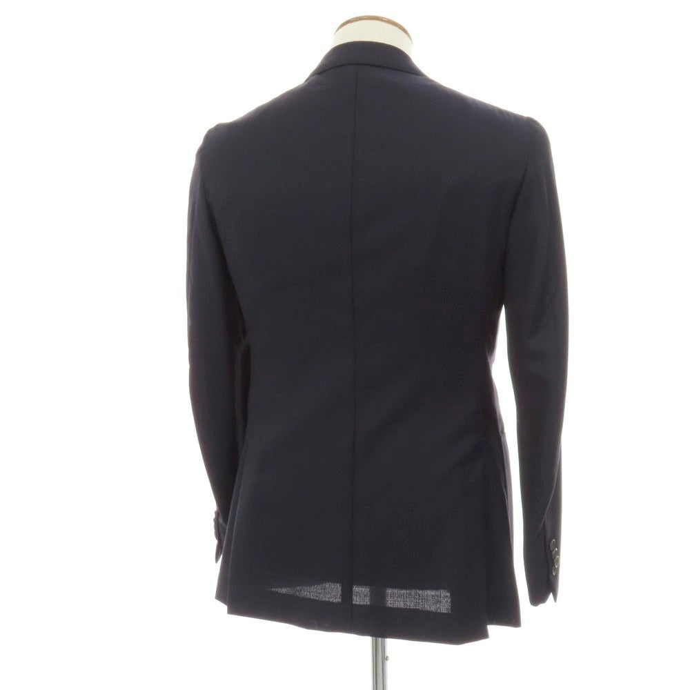 【中古】イザイア ISAIA ウール 3B テーラードジャケット ネイビー【サイズ46 8R】【 状態ランクC 】【 メンズ 】
