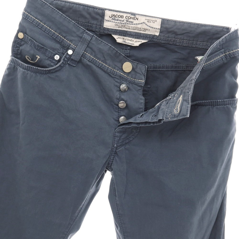 【中古】ヤコブコーエン JACOB COHEN PW622 コットンポリウレタン 5ポケットパンツ スモークネイビー【サイズ30】【 状態ランクC 】【 メンズ 】