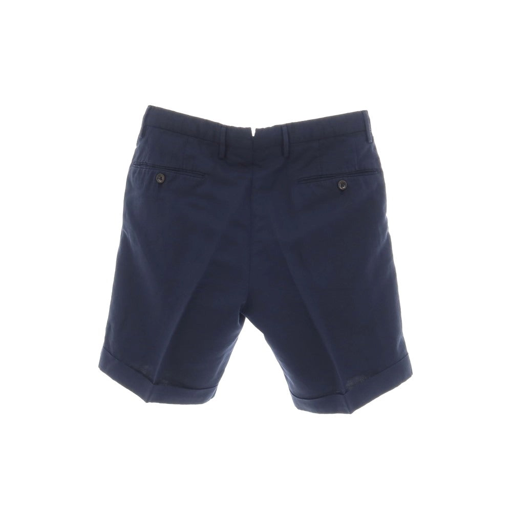 【中古】インコテックス INCOTEX リネンコットン ショートパンツ ネイビー【サイズ46】【 状態ランクB 】【 メンズ 】