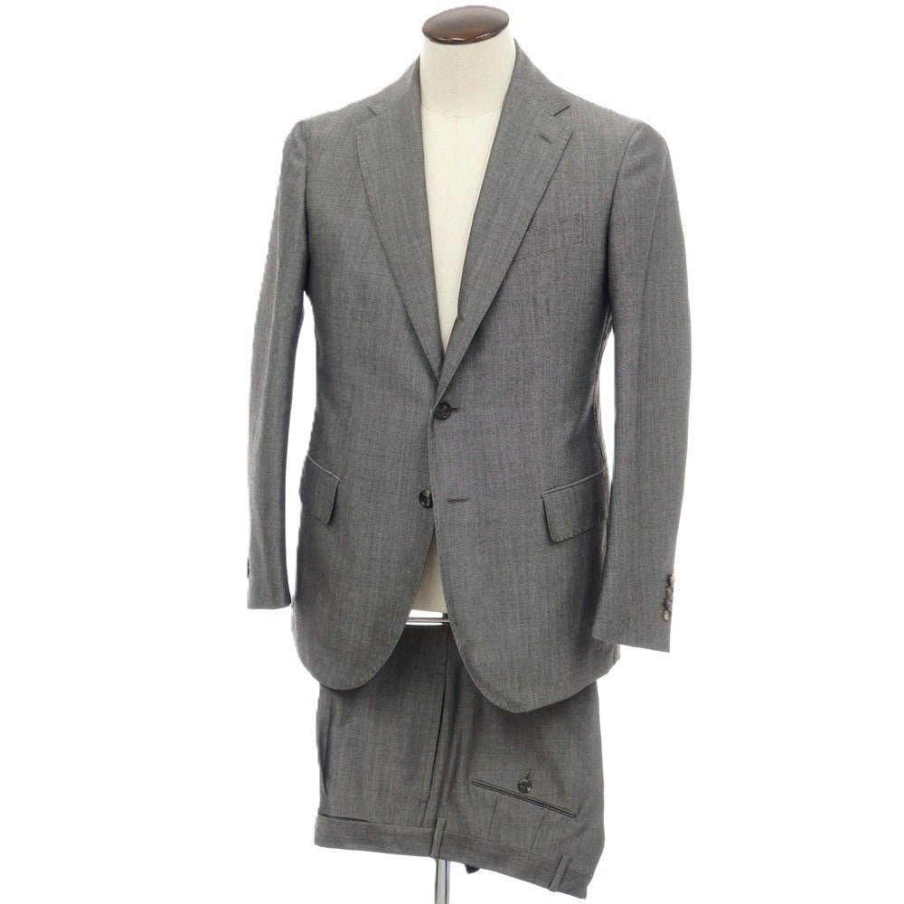 【中古】スティレ ラティーノ STILE LATINO ウールモヘヤ 3つボタンスーツ グレー【サイズ50】【 状態ランクB 】【 メンズ 】
