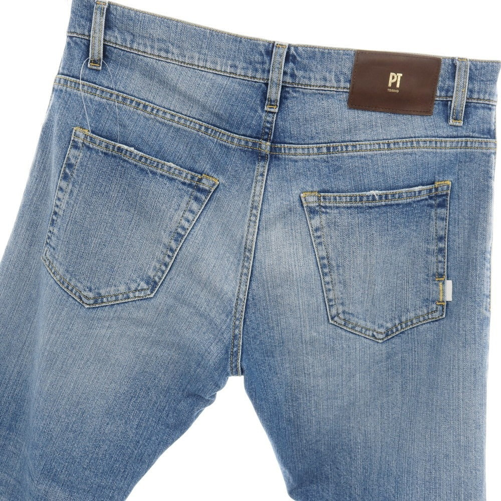 【中古】ピーティートリノ デニム PT TORINO DENIM DUB ストレッチ コットン デニムパンツ ジーンズ ブルー【サイズ32】【 状態ランクB 】【 メンズ 】