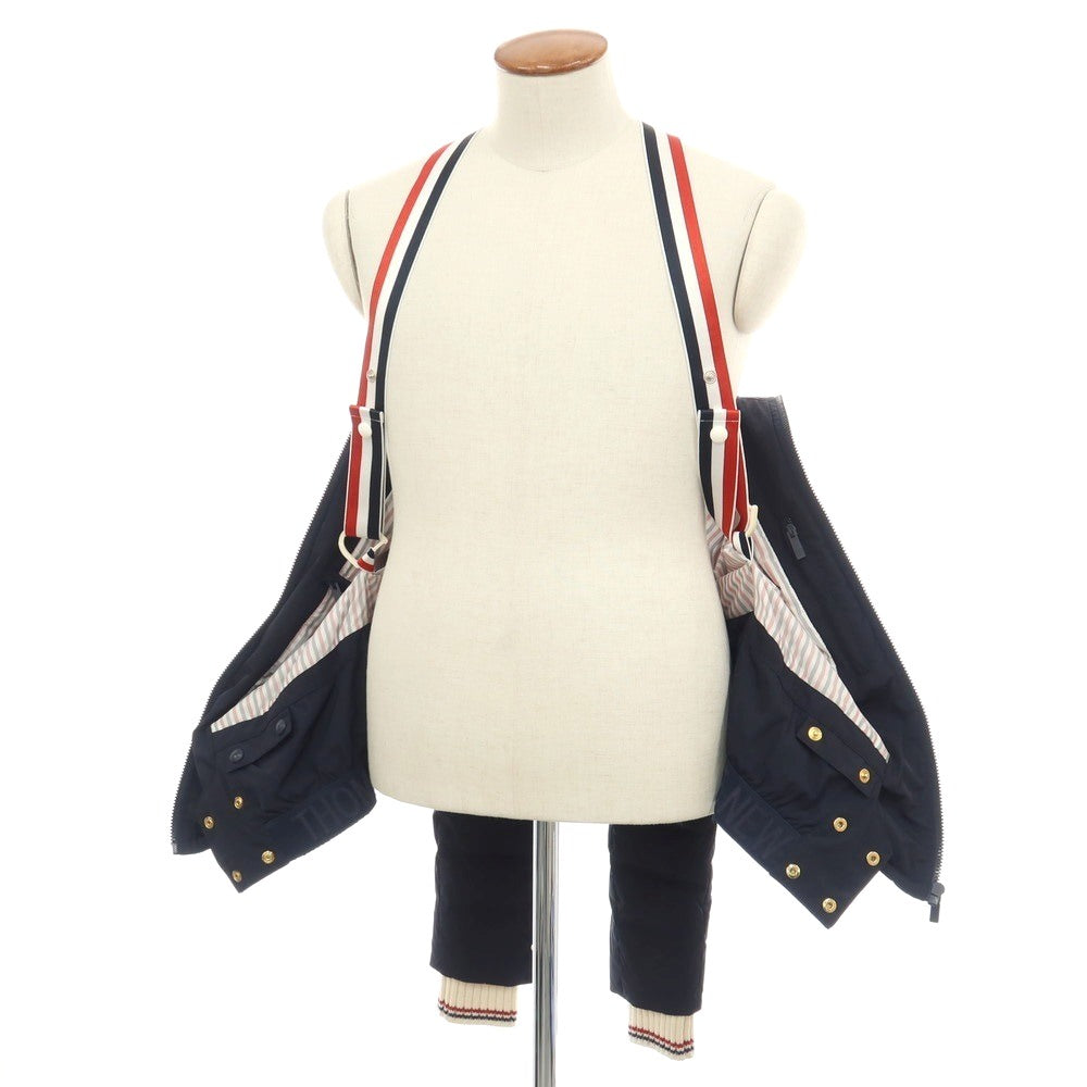 【中古】トムブラウン THOM BROWNE ダウンフィル 4バー スキージャケット ダウンジャケット ダークネイビー【サイズ2】【 状態ランクC 】【 メンズ 】