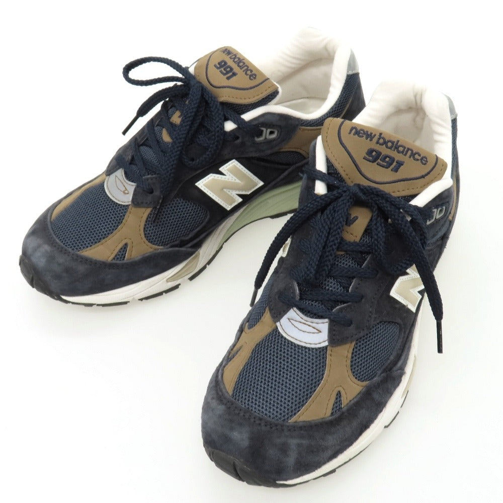【中古】ニューバランス NEW BALANCE M991DNB MADE IN ENGLAND スニーカー ネイビー【サイズUK8】【 状態ランクB 】【 メンズ 】