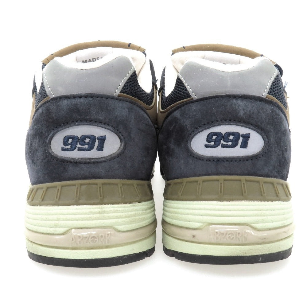 【中古】ニューバランス NEW BALANCE M991DNB MADE IN ENGLAND スニーカー ネイビー【サイズUK8】【 状態ランクB 】【 メンズ 】