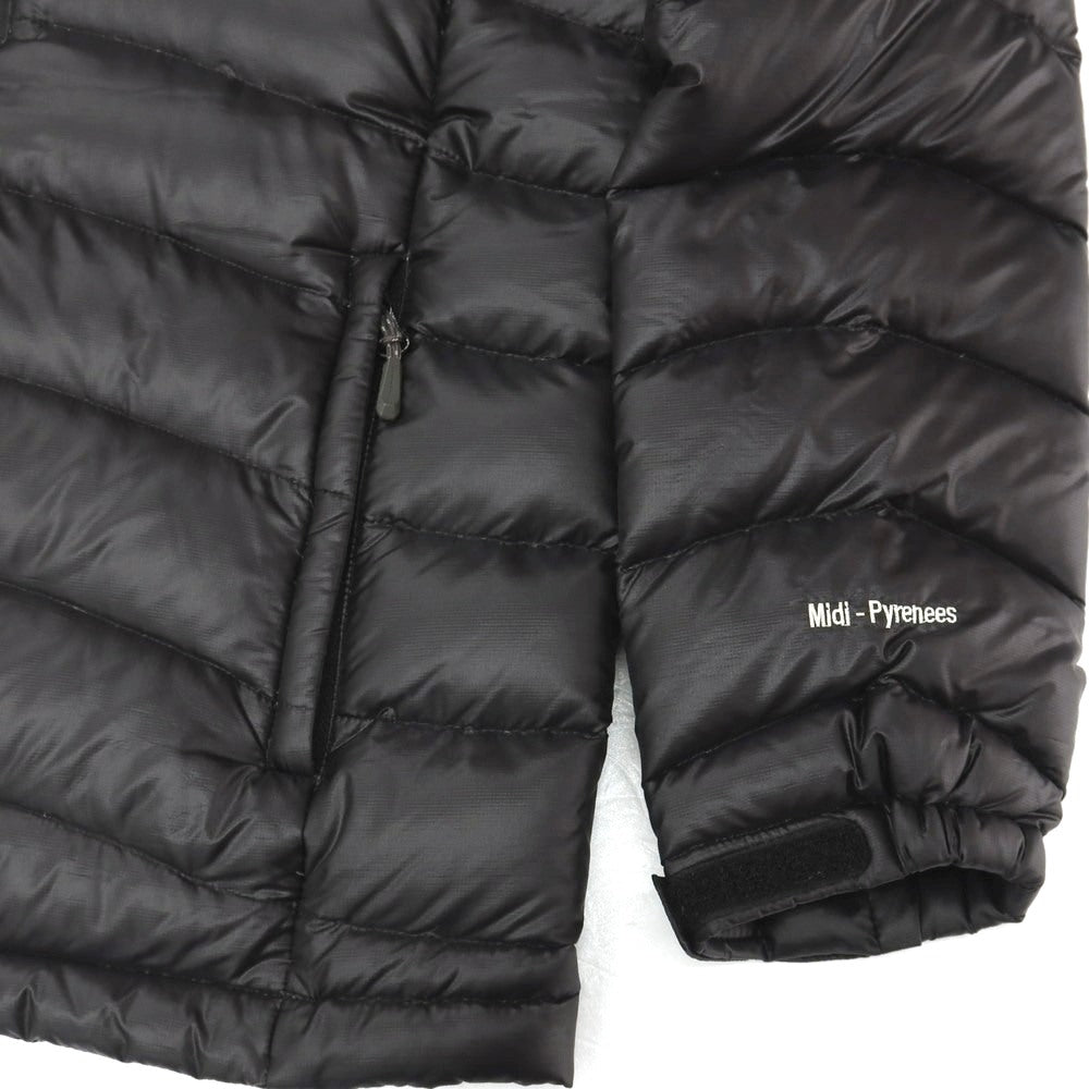 【中古】マムート Mammut リップストップナイロン フーデッド ダウンジャケット ブラック【サイズ表記なし(M位)】【 状態ランクC 】【 メンズ 】