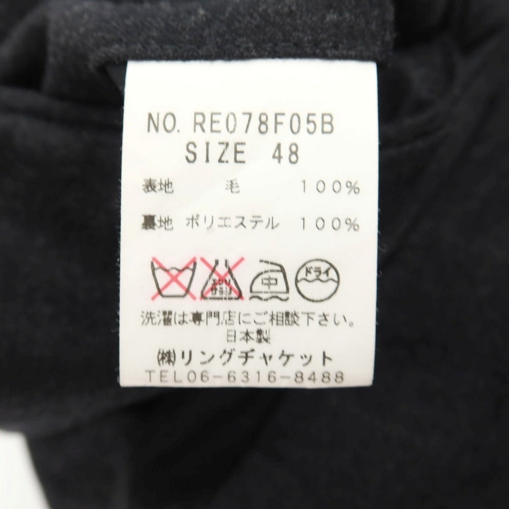 【中古】サルトリア リング Sartoria Ring ウール ドレススラックスパンツ チャコールグレー【サイズ48】【 状態ランクB 】【 メンズ 】