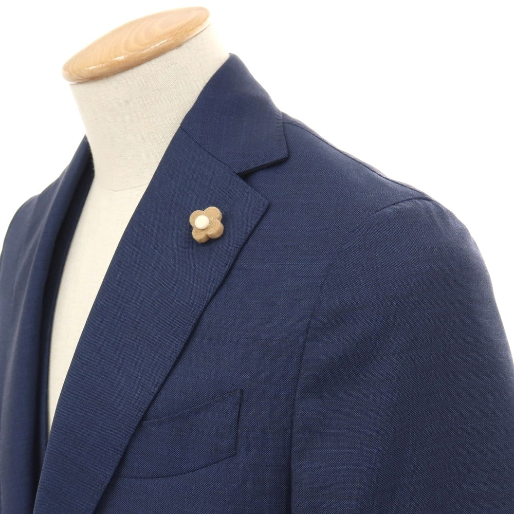【中古】ラルディーニ LARDINI スリーピース ウール 3つボタンスーツ ネイビー【サイズ42 7REG】【 状態ランクA 】【 メンズ 】