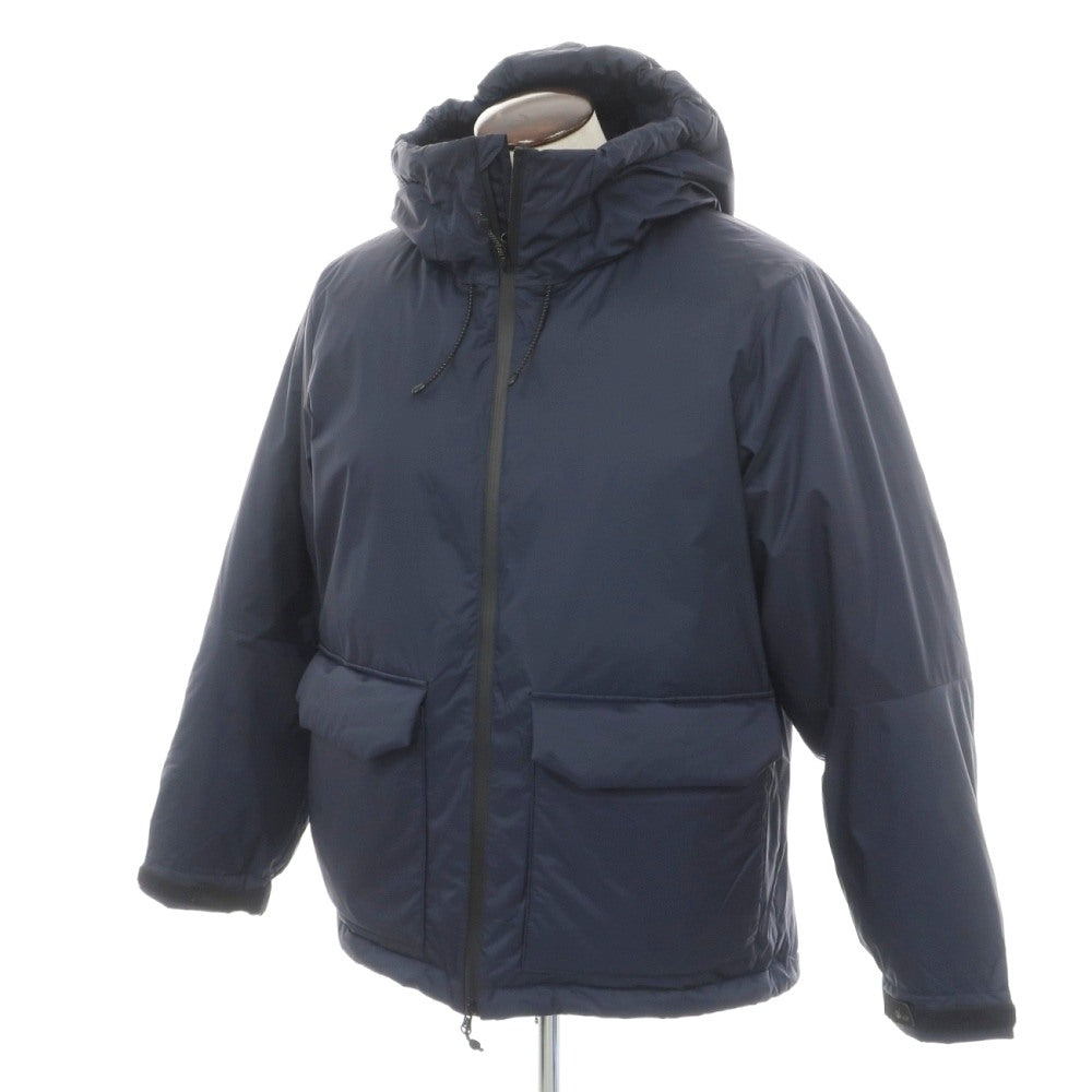 【中古】ナンガ NANGA URBAN RESEARCH別注 リップストップナイロン系 Green Down ダウンジャケット ネイビー【サイズL】【 状態ランクB 】【 メンズ 】