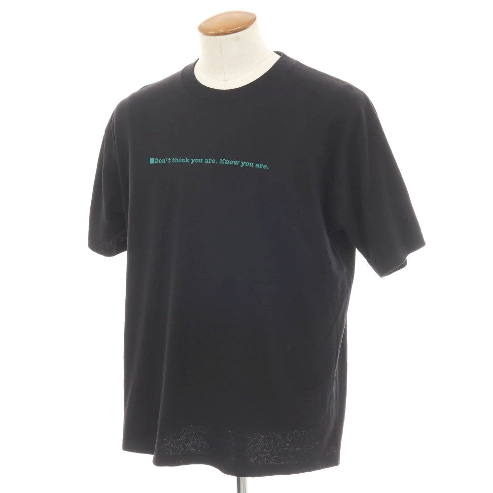 【中古】コットンパン COTTON PAN コットン クルーネック 半袖Tシャツ ブラック【サイズM】【 状態ランクB 】【 メンズ 】