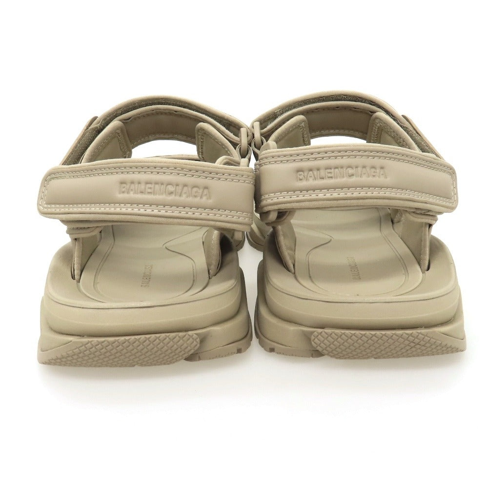 【中古】【未使用】バレンシアガ BALENCIAGA 合成皮革 サンダル ベージュ【サイズ41】【 状態ランクS 】【 メンズ 】