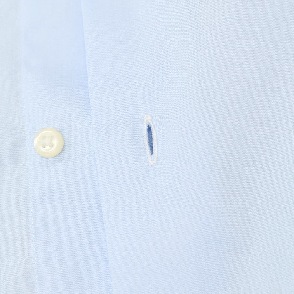 【中古】アザブテーラー azabu tailor コットン レギュラーカラー ドレスシャツ ブルー【サイズ表記なし(M位)】【 状態ランクA 】【 メンズ 】