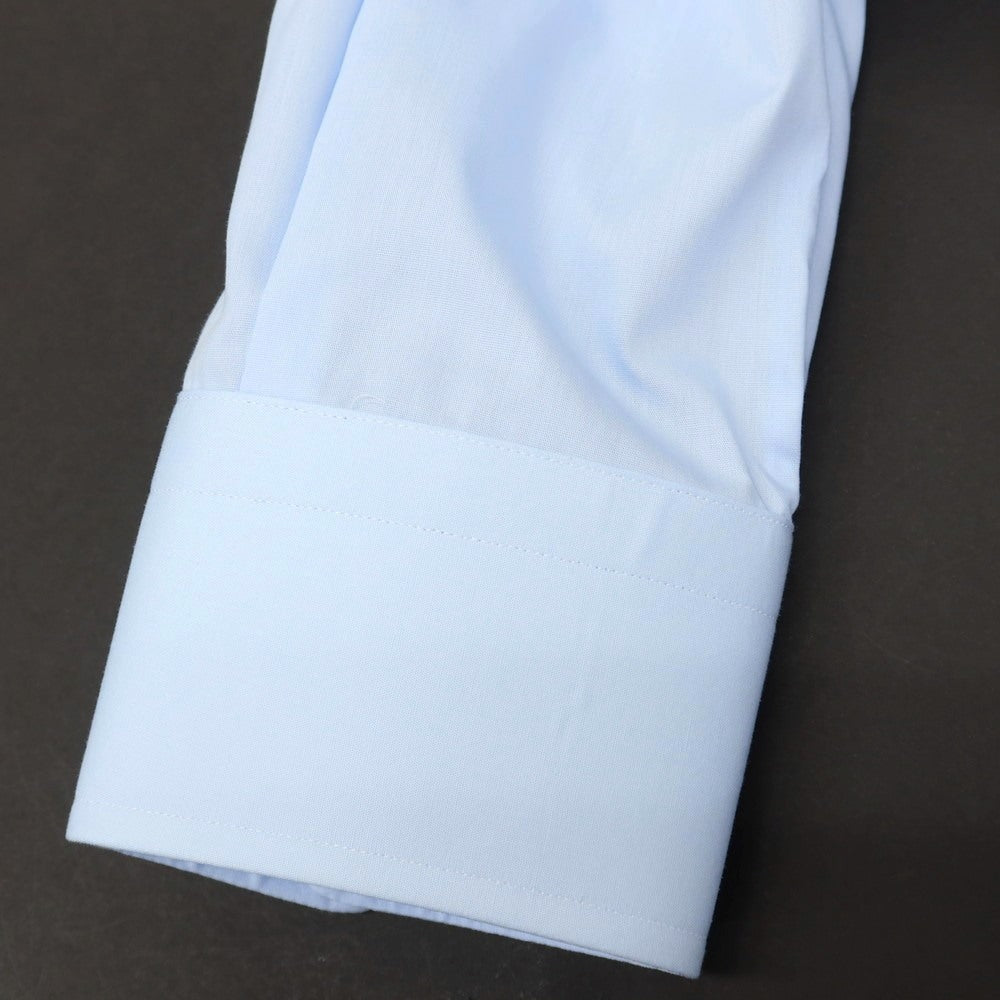 【中古】アザブテーラー azabu tailor コットン レギュラーカラー ドレスシャツ ブルー【サイズ表記なし(M位)】【 状態ランクA 】【 メンズ 】