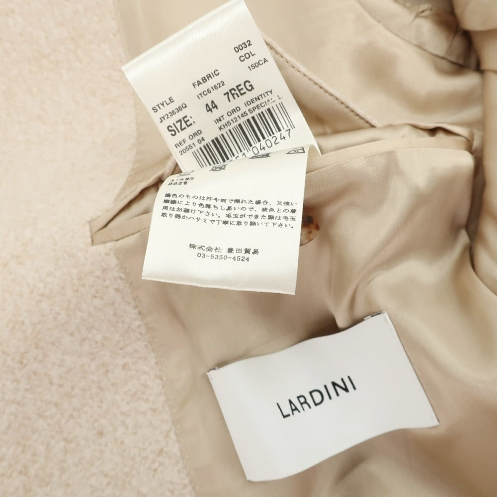 【中古】ラルディーニ LARDINI チェスターフィールドコート ベージュ【サイズ44 7REG】【 状態ランクA 】【 メンズ 】