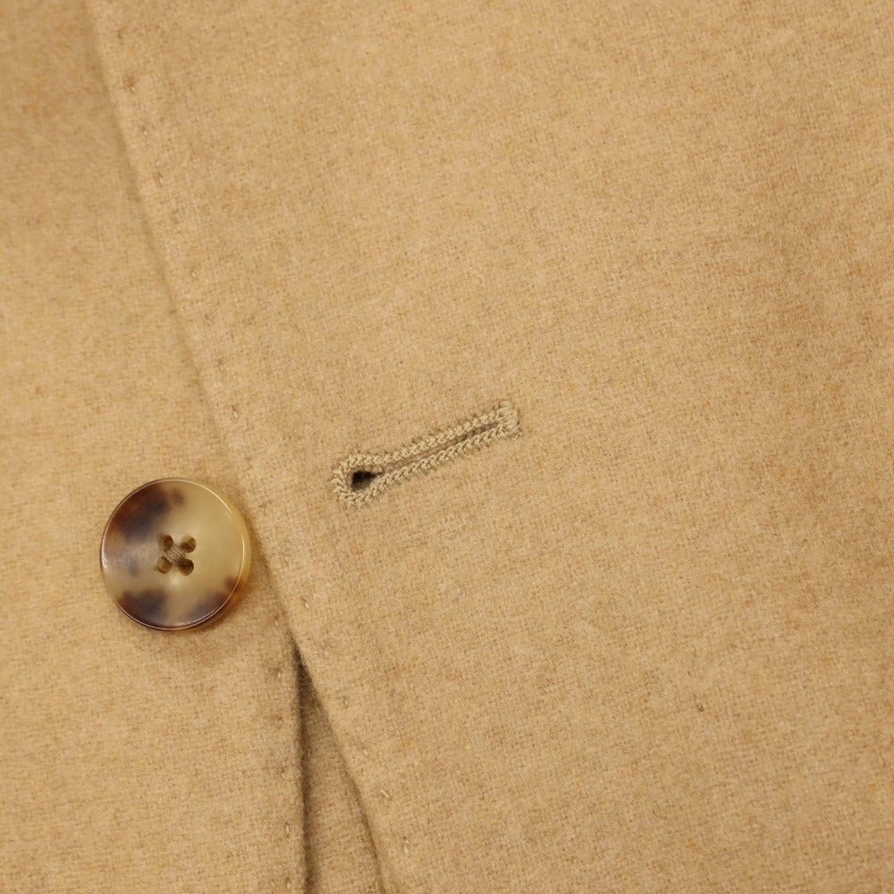 【中古】ラルディーニ LARDINI カシミヤ 3つボタン テーラードジャケット キャメルブラウン【サイズ44 7REG】【 状態ランクA 】【 メンズ 】