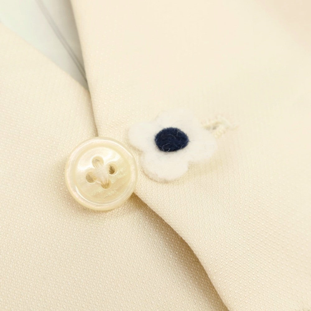 【中古】ラルディーニ LARDINI シルクウール ドレス系ジレ ベスト アイボリー【サイズ48】【 状態ランクB 】【 メンズ 】
