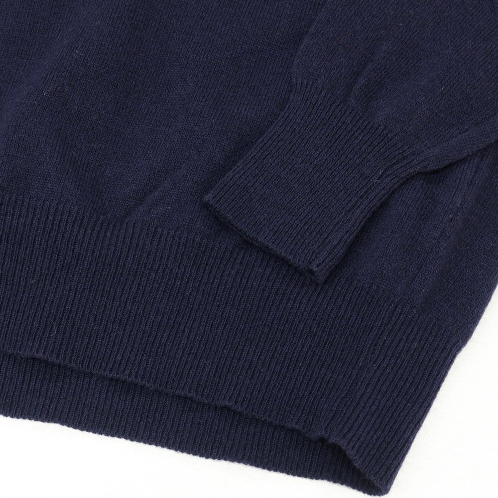 【中古】アレッサンドロルッピ Alessandro Luppi ウールカシミヤ タートルネック プルオーバーニット ネイビー【サイズ44】【 状態ランクB 】【 メンズ 】