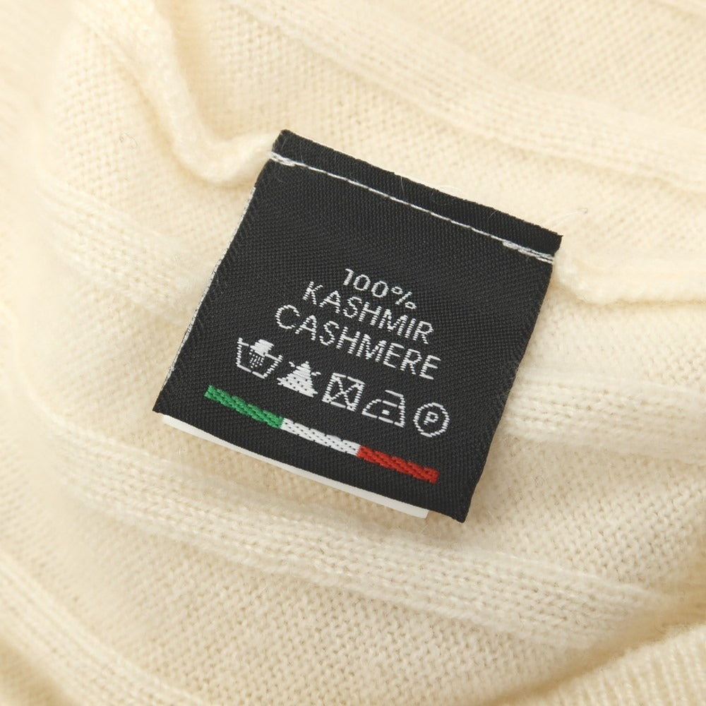 【中古】バフィー BAFY カシミヤ タートルネック プルオーバーニット アイボリー【サイズ44】【 状態ランクB 】【 メンズ 】