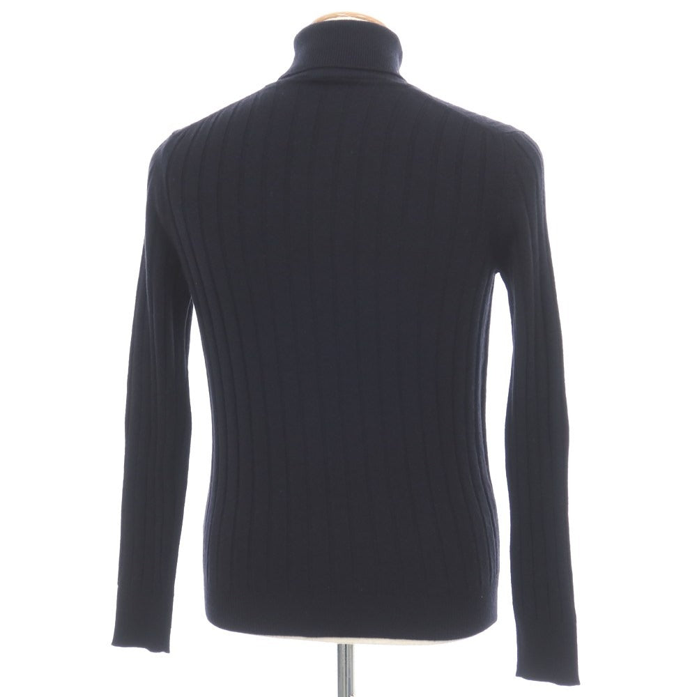 【中古】バフィー BAFY カシミヤ タートルネック プルオーバーニット ダークネイビー【サイズ44】【 状態ランクB 】【 メンズ 】