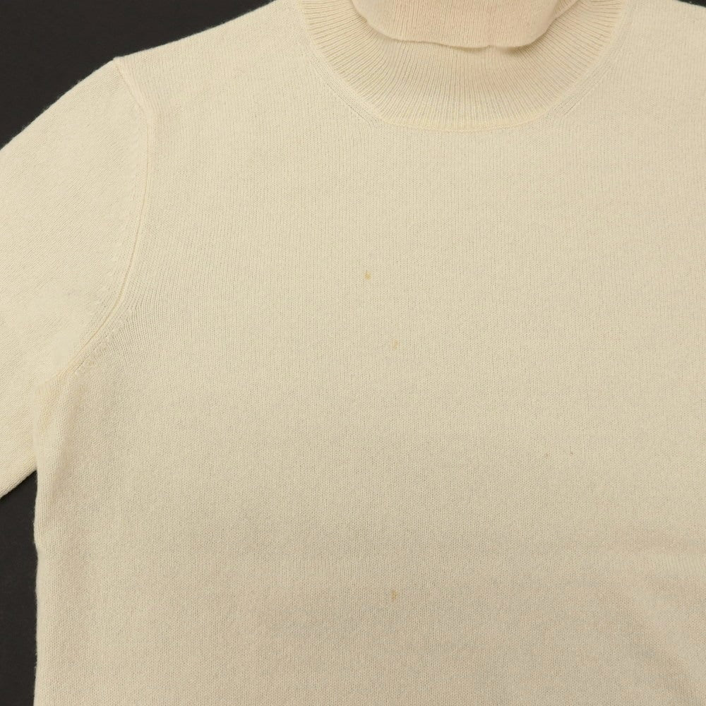 【中古】バフィー BAFY カシミヤ タートルネック プルオーバーニット アイボリー【サイズ44】【 状態ランクC 】【 メンズ 】