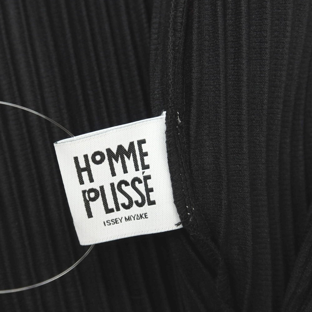 【中古】オム プリッセ イッセイミヤケ HOMME PLISSE ISSEY MIYAKE 2026年春夏 プリーツ加工 フーデッドブルゾン ブラック【サイズ表記なし(L位)】【 状態ランクA 】【 メンズ 】
