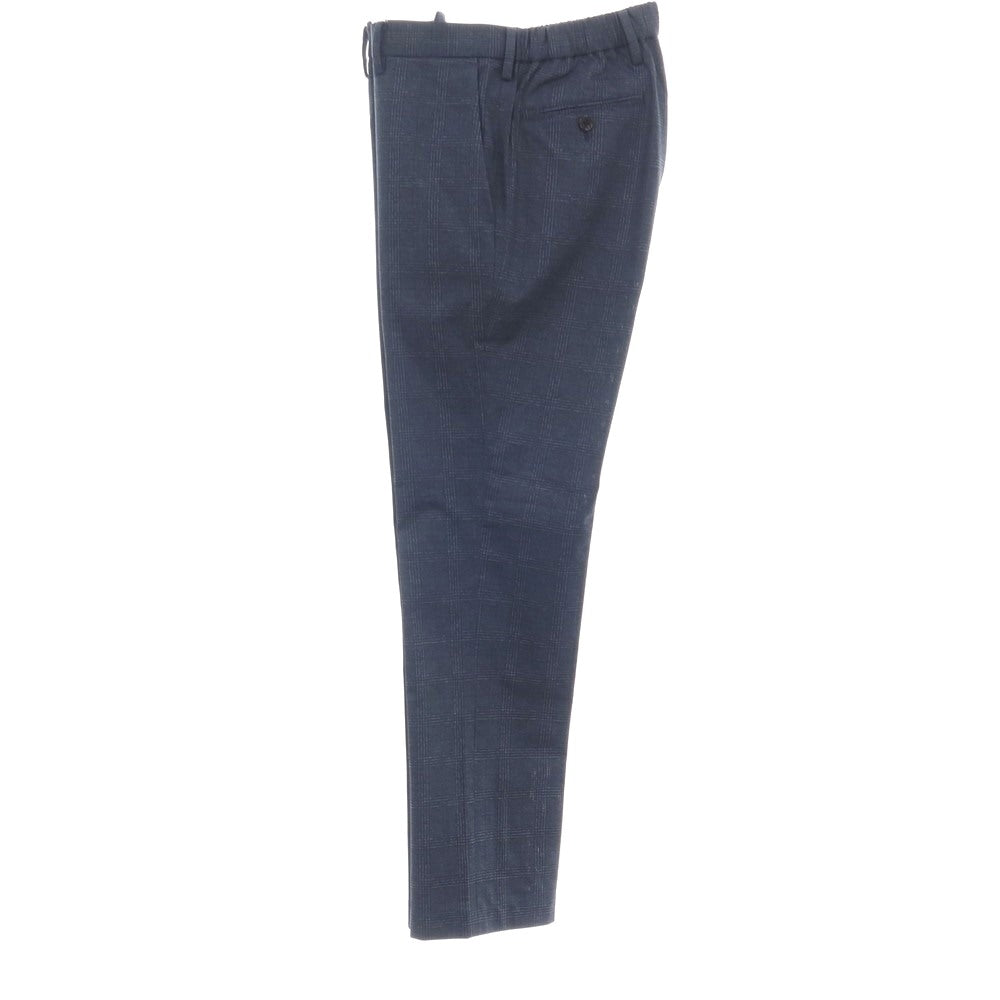 【中古】マッキントッシュフィロソフィー MACKINTOSH PHILOSOPHY ポリエステル ジャージー メッシュ チェック プリント セットアップ スモークブルー【サイズ42R/40】【 状態ランクA 】【 メンズ 】