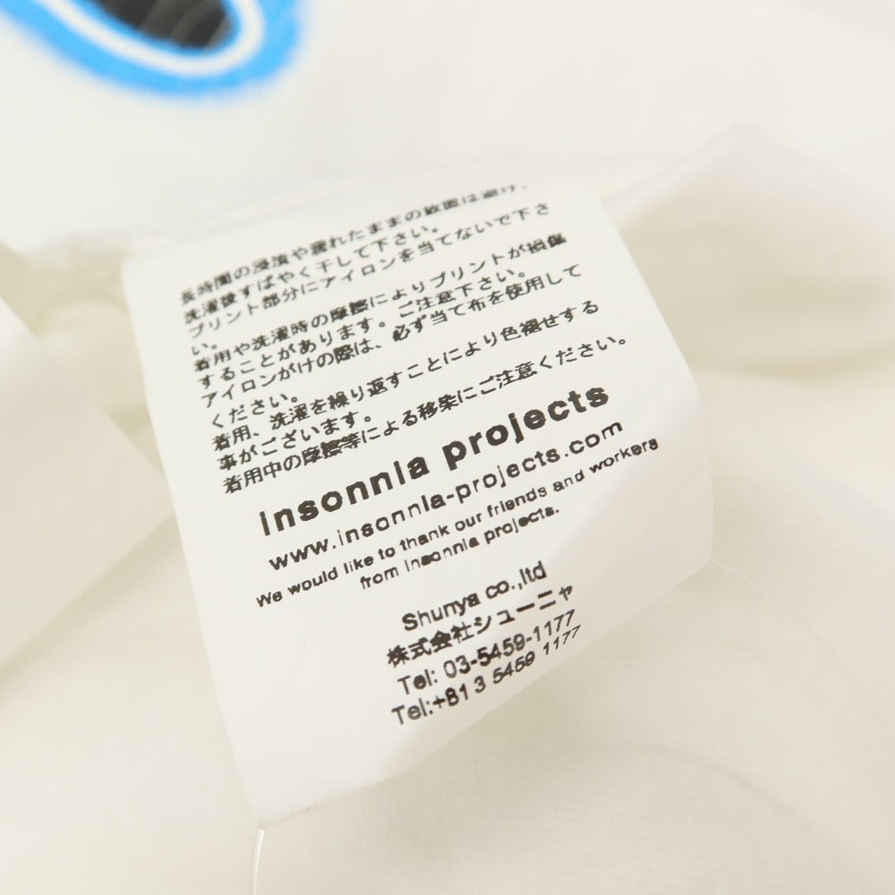 【中古】インソニアプロジェクト Insonnia Project コットン クルーネック 半袖Tシャツ ホワイト【サイズ3】【 状態ランクB 】【 メンズ 】