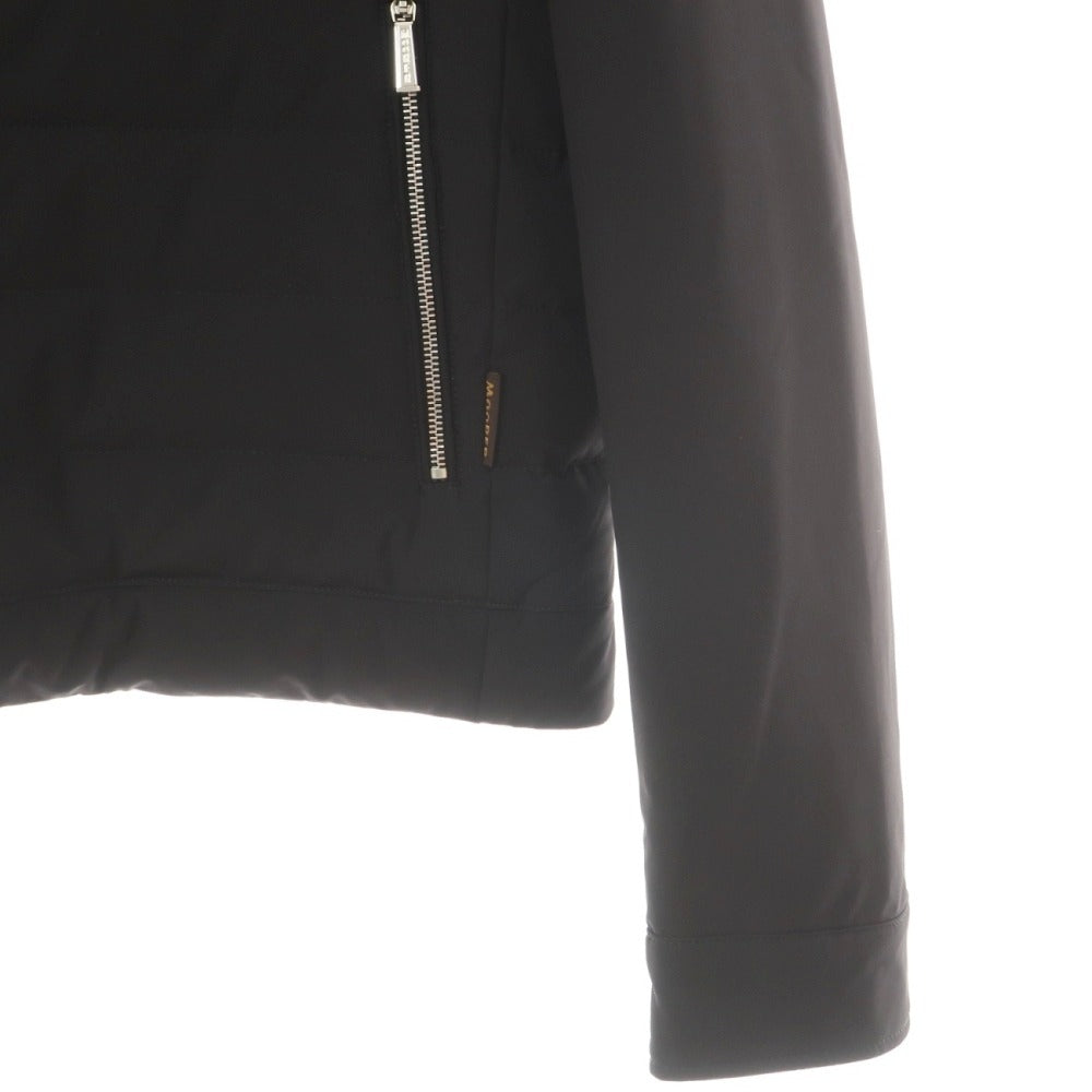 【中古】ムーレー MOORER ACQUA FILIPPO-KM ナイロンポリウレタン ダウンジャケット ブラック【サイズ46】【 状態ランクA 】【 メンズ 】