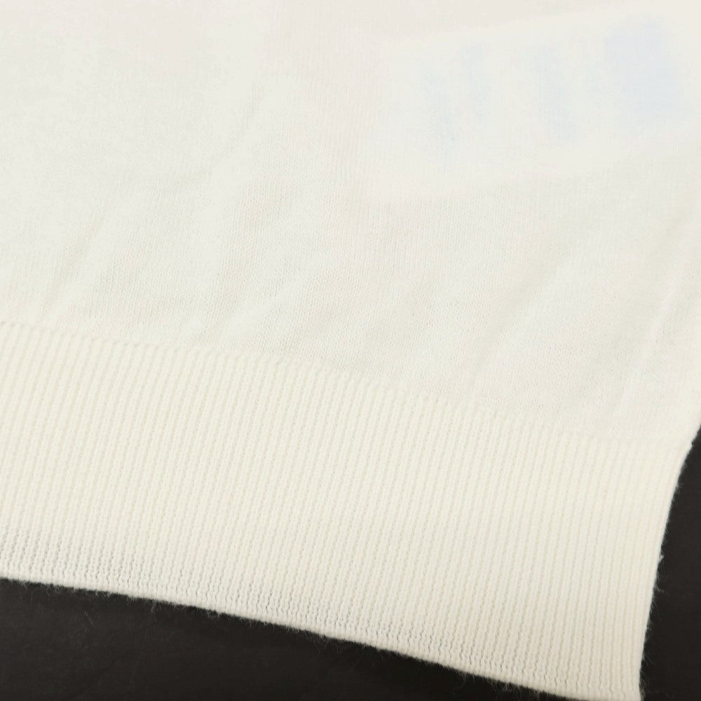 【中古】ジョンスメドレー JOHN SMEDLEY シーアイランドコットン ハイゲージ 半袖 ポロニット ホワイト【サイズS】【 状態ランクB 】【 メンズ 】