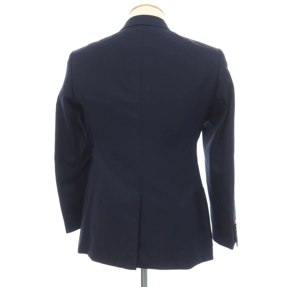 【中古】アザブテーラー azabu tailor ウール 2つボタン テーラードジャケット ネイビー【サイズ40】【 状態ランクB 】【 メンズ 】