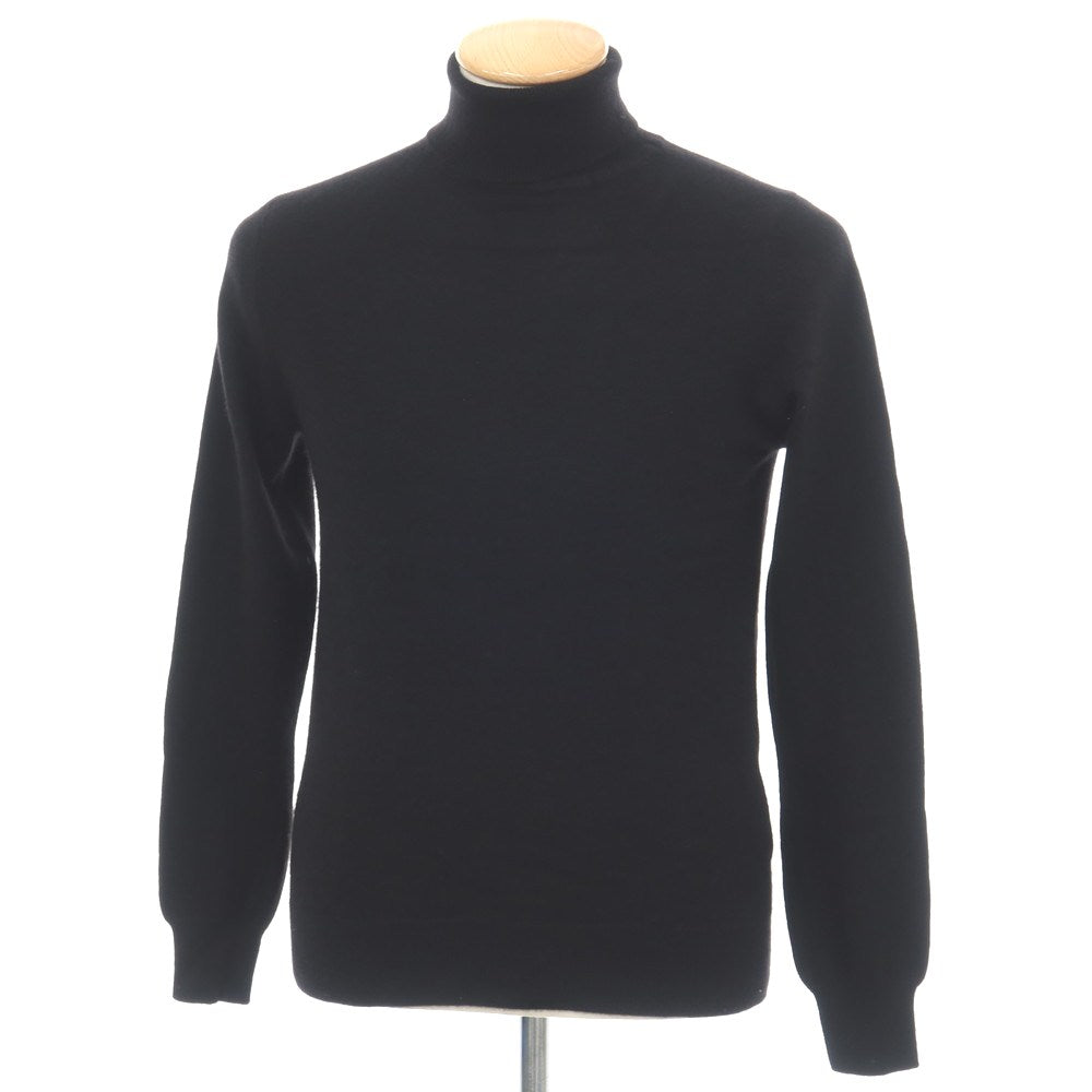 【中古】ジュンハシモト junhashimoto カシミヤ タートルネック プルオーバーニット ブラック【サイズ2】【 状態ランクB 】【 メンズ 】