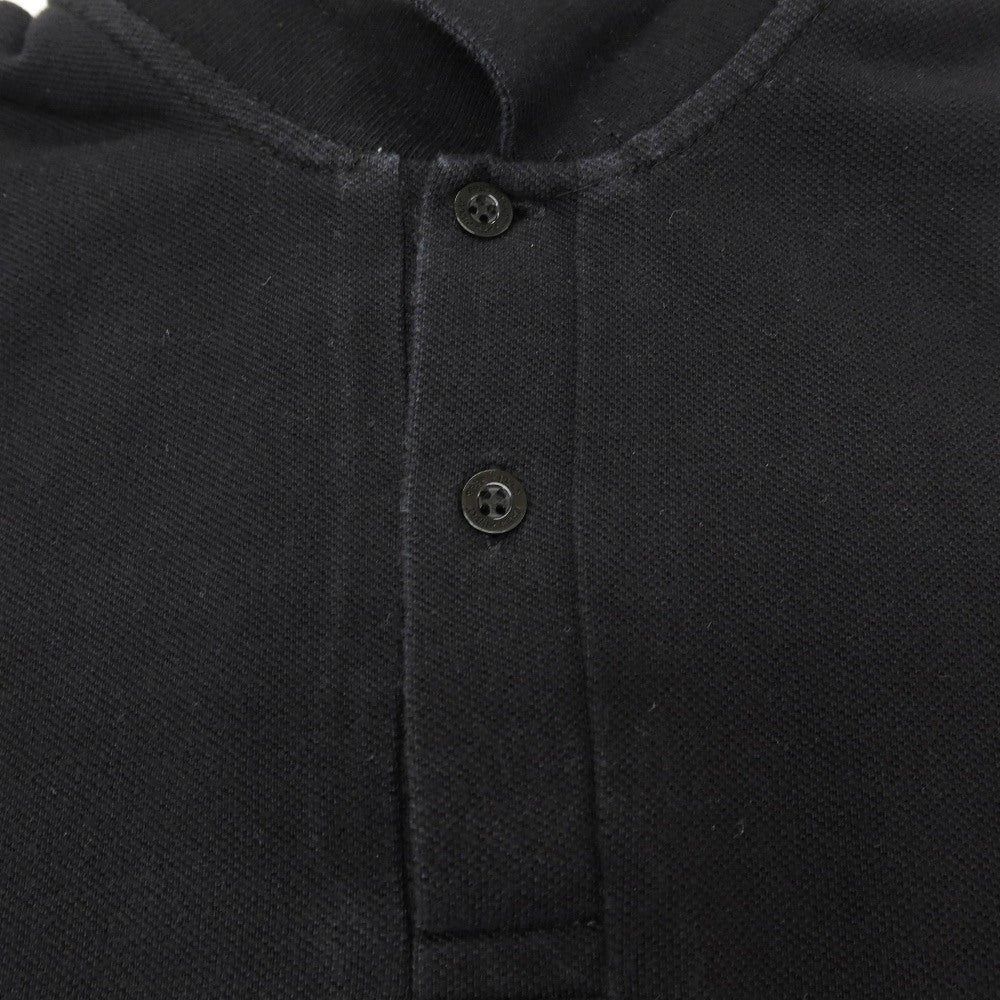 【中古】フレッドペリー FRED PERRY コットン 鹿の子 半袖ポロシャツ ブラック【サイズ36】【 状態ランクC 】【 メンズ 】