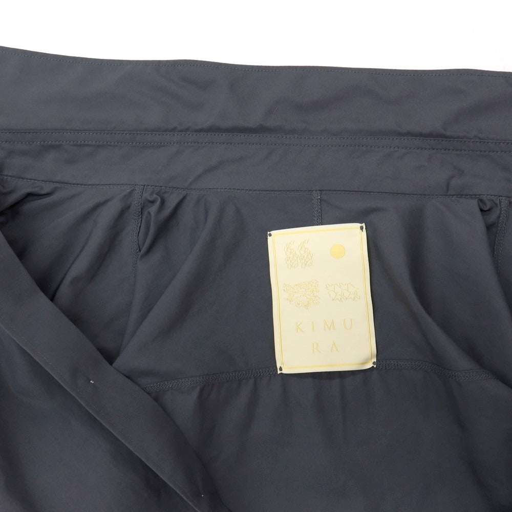 【中古】キムラ KIMURA コットン レギュラーカラー カジュアルシャツ ダークグレー【サイズ2】【 状態ランクB 】【 メンズ 】